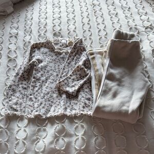 Charming Kids Floral Set - Cream and White